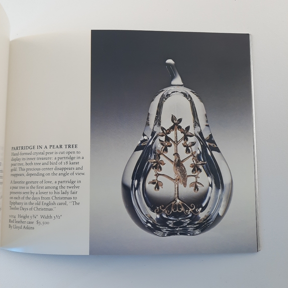 Vintage STUEBEN GLASS 1984 Catalog Luxury Crystal Coffee Table Book - Picture 5 of 14